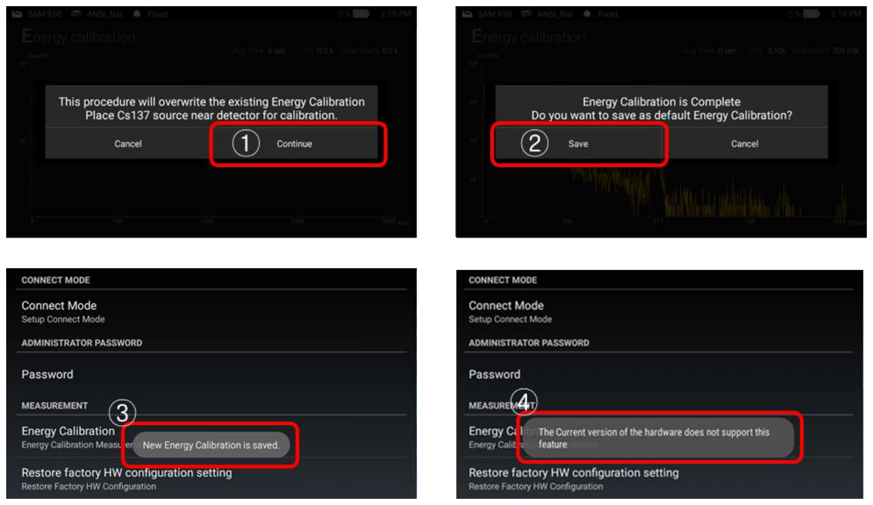 Replacing manual calibration procedure dialogs