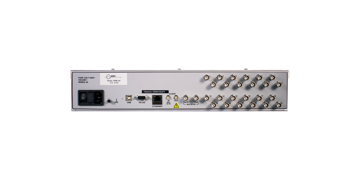 Model 588B rear panel