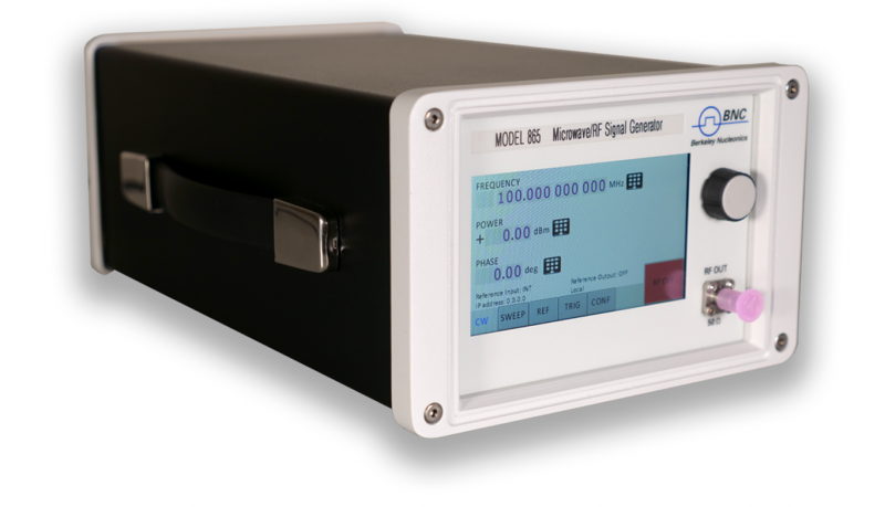 Berkeley Nucleonics Model 865B signal generator, side view