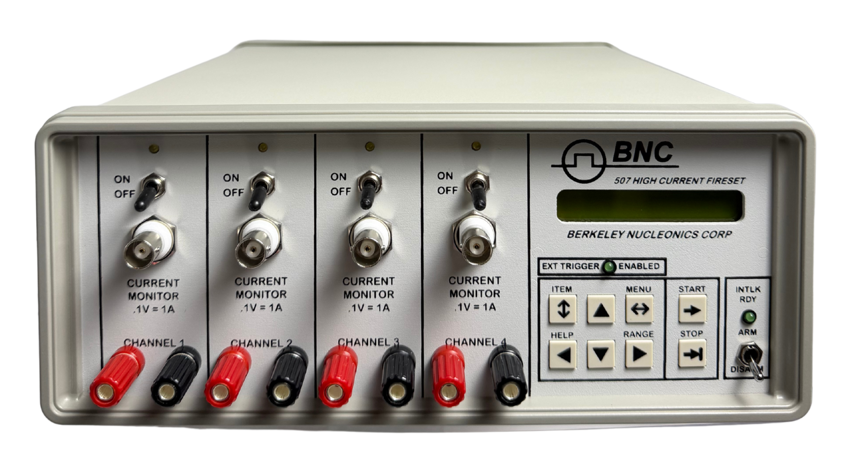 Berkeley Nucleonics Model 507 High Current Pulse Generator, front view